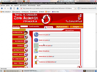 ZONA ALUMN@S PRIMARIA